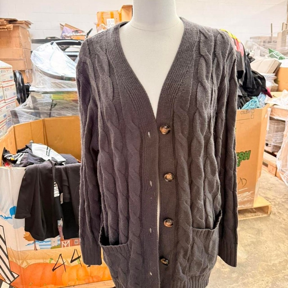 Muraketees chunky cable knit cardigan